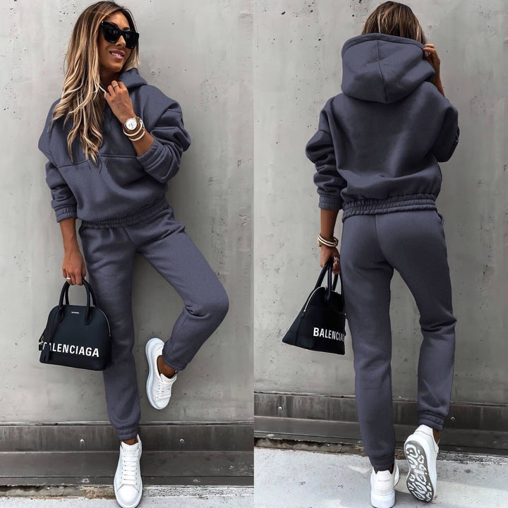 Drune | Set - bequemer Damen Jogginganzug mit Kapuze