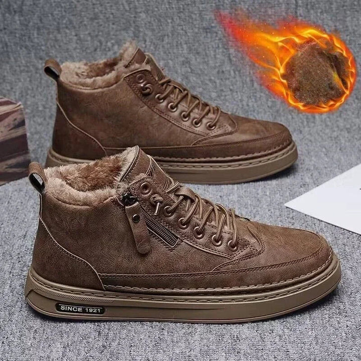 Drune | Herren Schneestiefel mit warmem Baumwollfutter und rutschfester Sohle