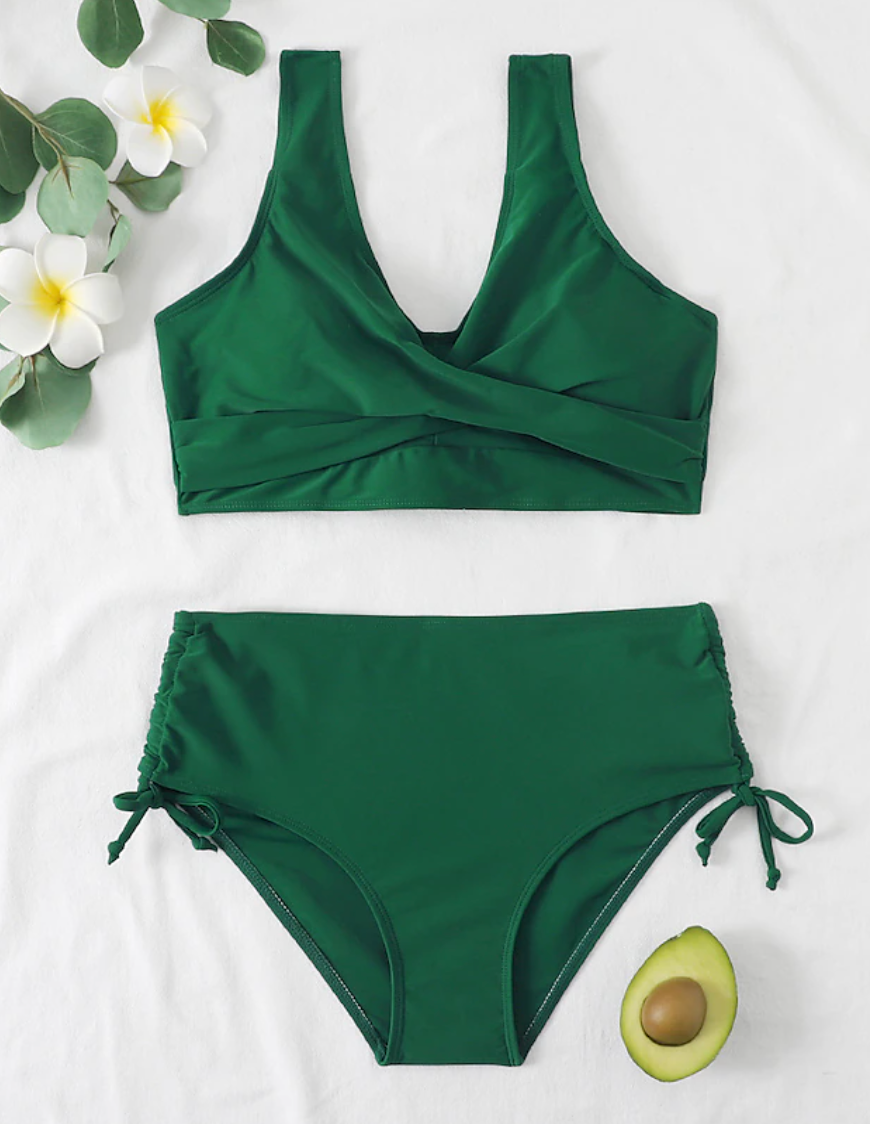 Drune | Bescheidener Bikini mit Hoher Taille