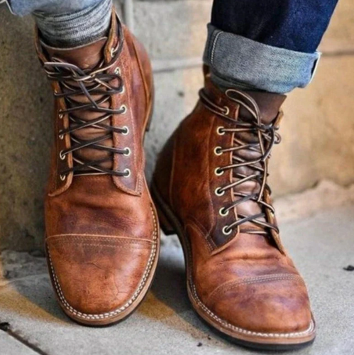 Elegante Lederstiefel Drune
