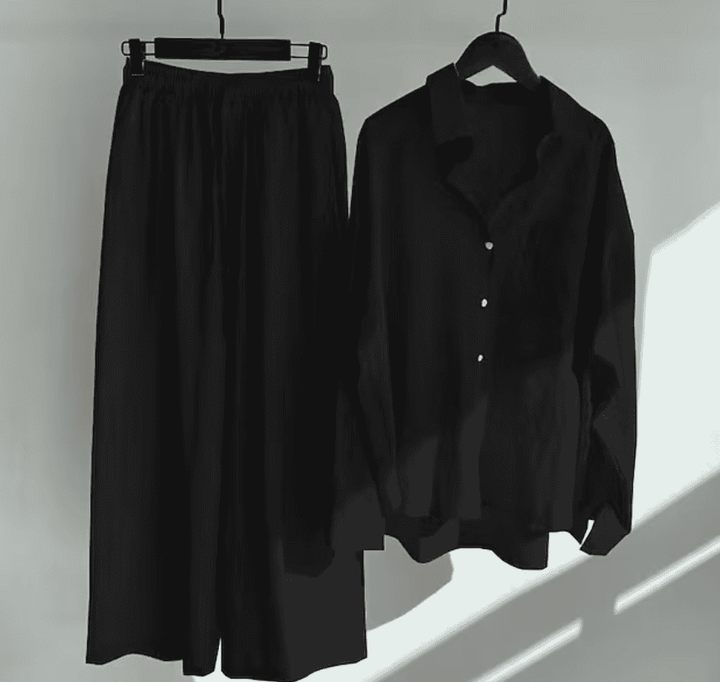 Drune | Leinen-Sommer-Set mit langer Hose und Shirt