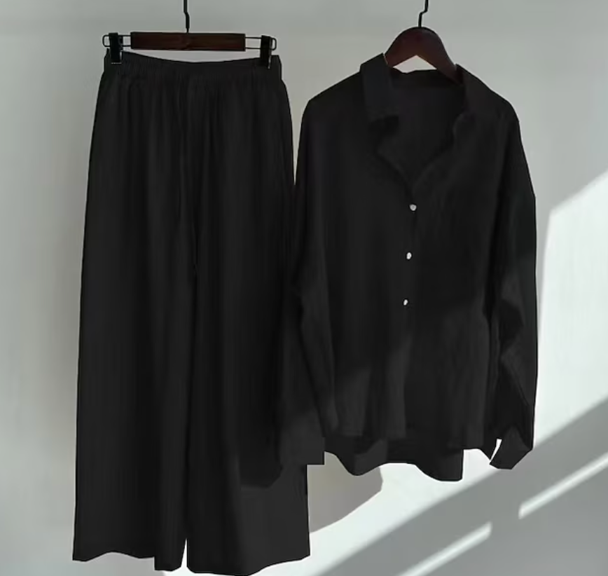Drune | Stylisches und Zweiteiliges Leinen Set