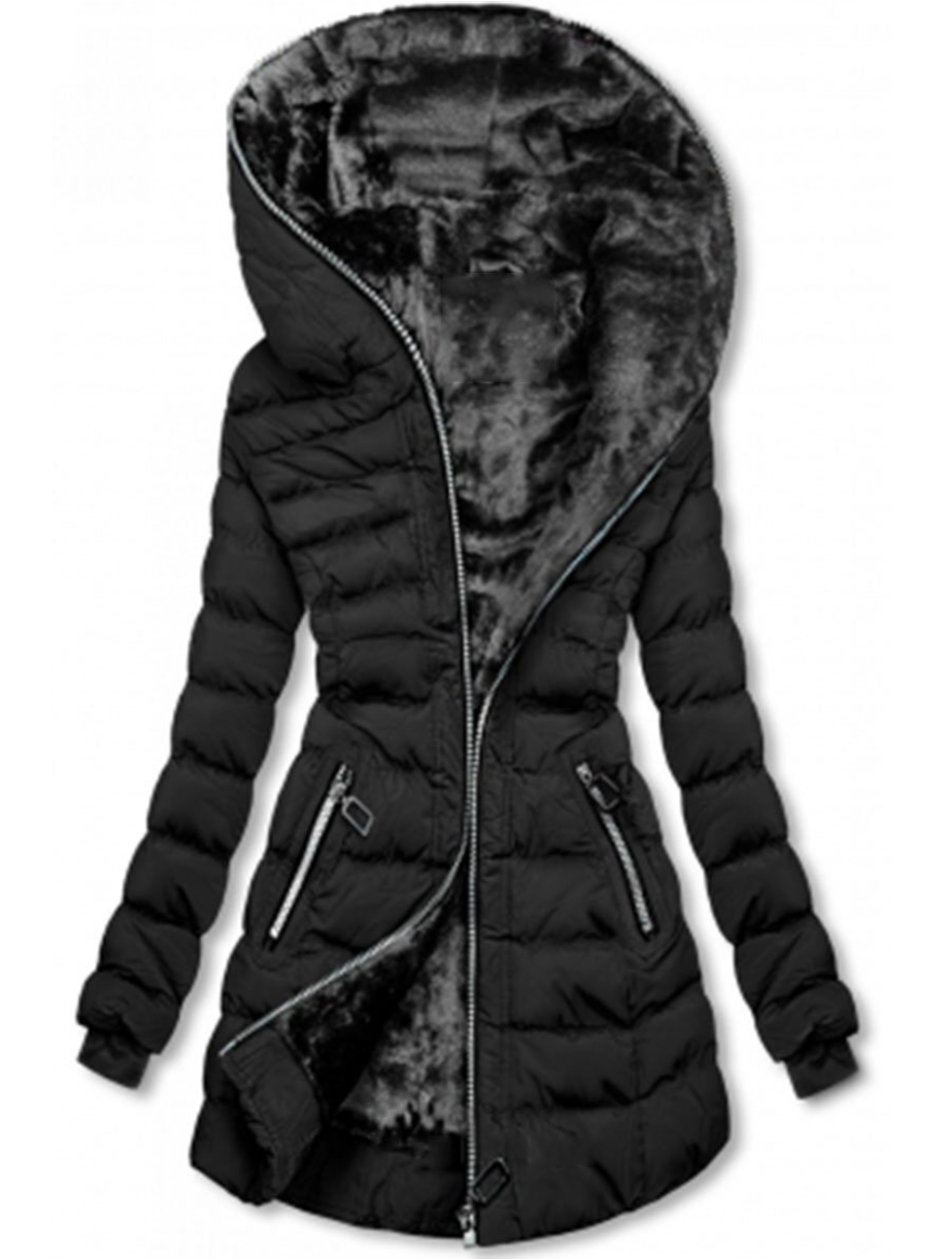 Drune | Damen Steppjacke mit Fleecefutter