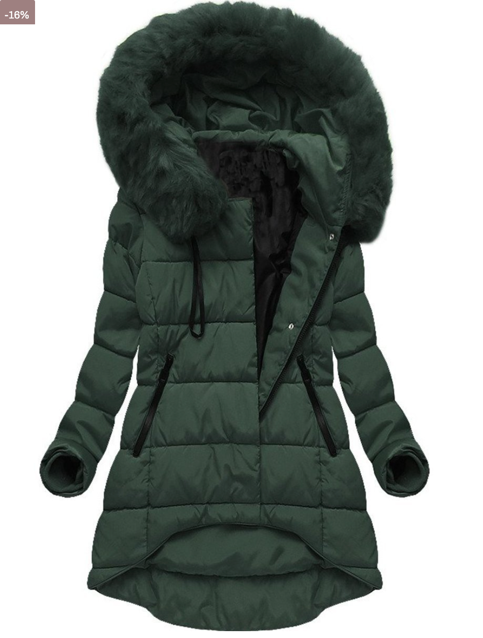 Drune | Gepolsterte Jacke mit warmem Plüschfutter für Damen