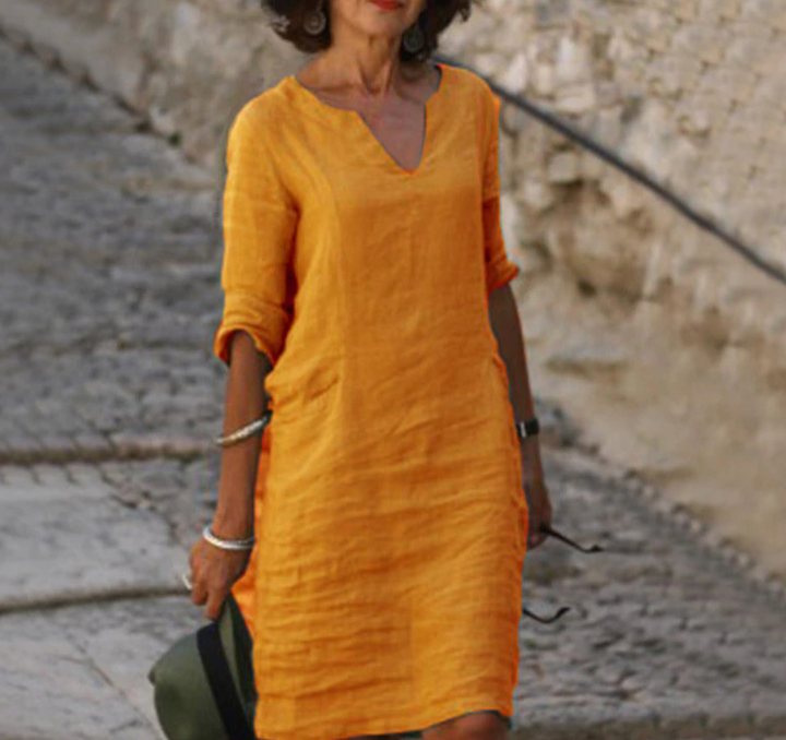 Drune | Schickes Dreiviertelärmelkleid für Damen