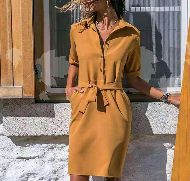Drune | tailliertes stilvolles Kleid