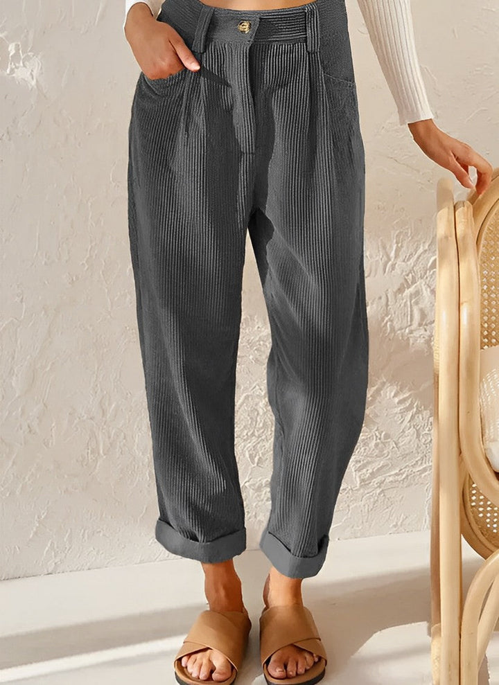 Drune | Gerade Hose aus Cord