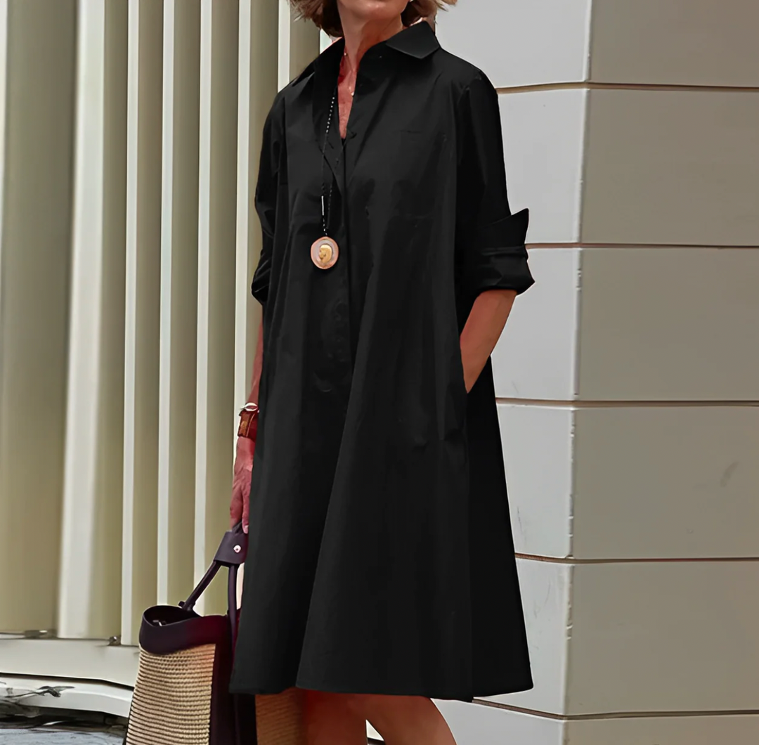 Drune | Stilvolles Sommer Frühlings Polokleid