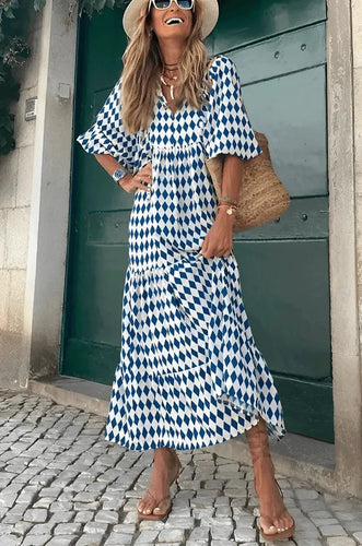 Drune | Kleid Sommer Fließende Silhouette, Angeboten Leichte Stoffe Perfekt für Sommerfeste
