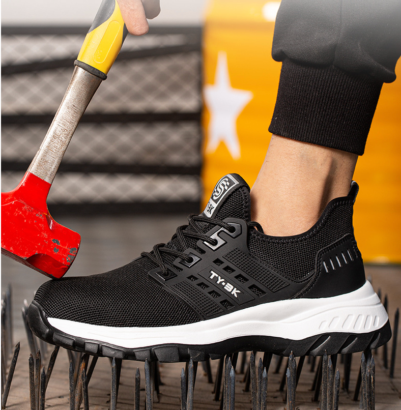 Herren Orthopädische Sicherheitsschuhe Bequem Robust Schutz