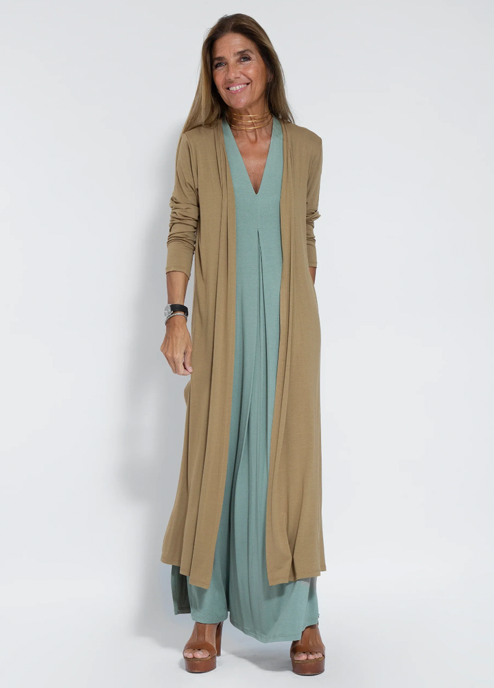 Elegantes Kleid-Weste-Set mit Schlankmachendem Schnitt für festliche Anlässe | Drune
