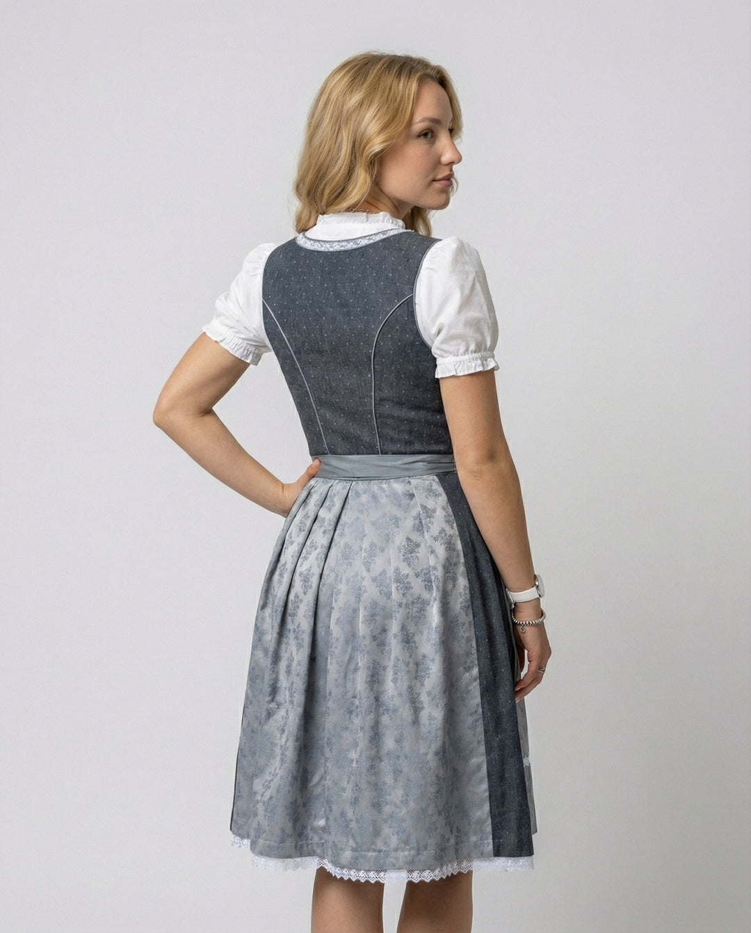 Traditionelles Dirndl Damen Drune