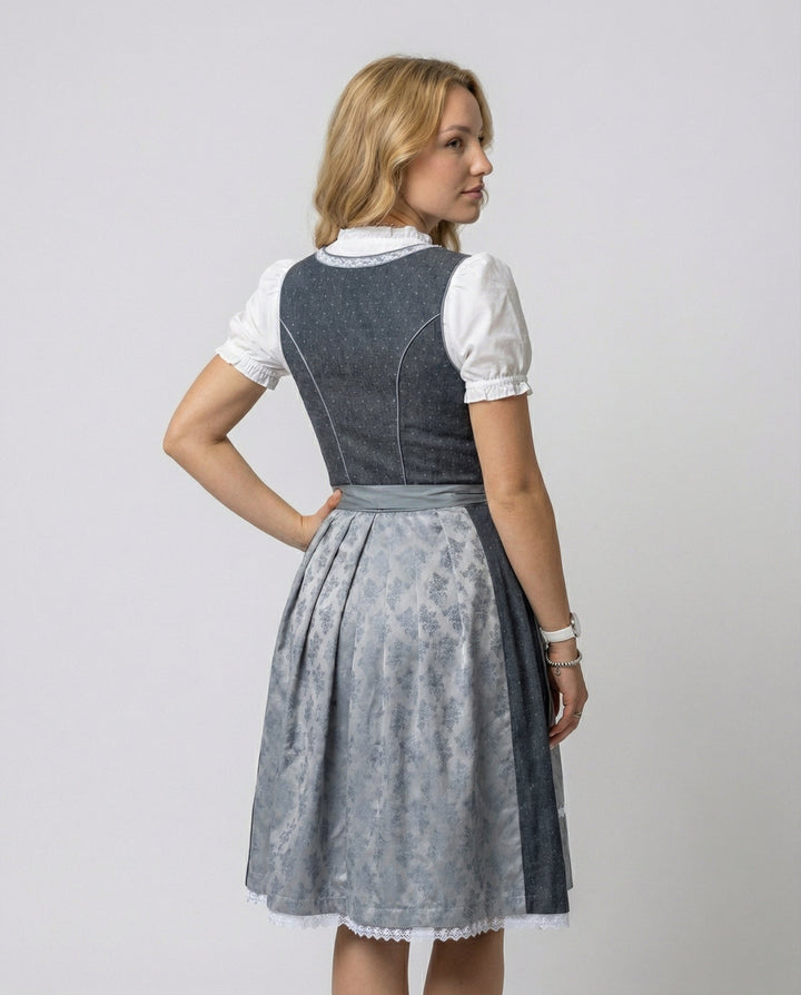 Traditionelles Dirndl Damen Drune