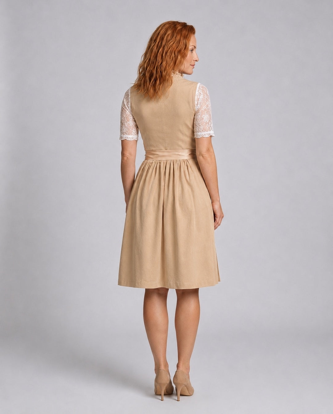 Drune Dirndl Damen Kleid Schnürmieder Oktoberfest