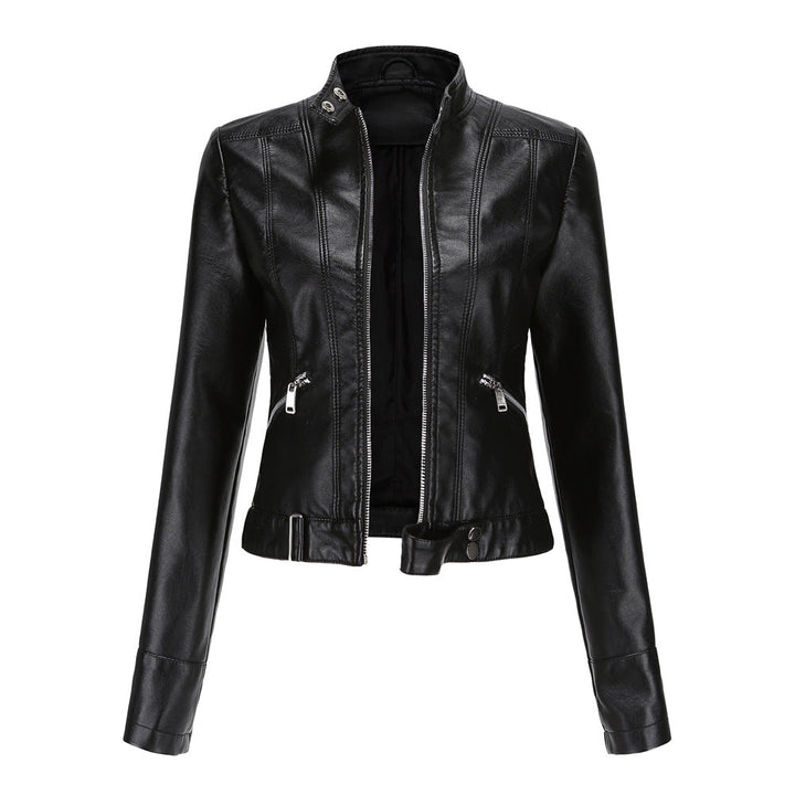 Drune | Lederjacke mit Reißverschlusstaschen