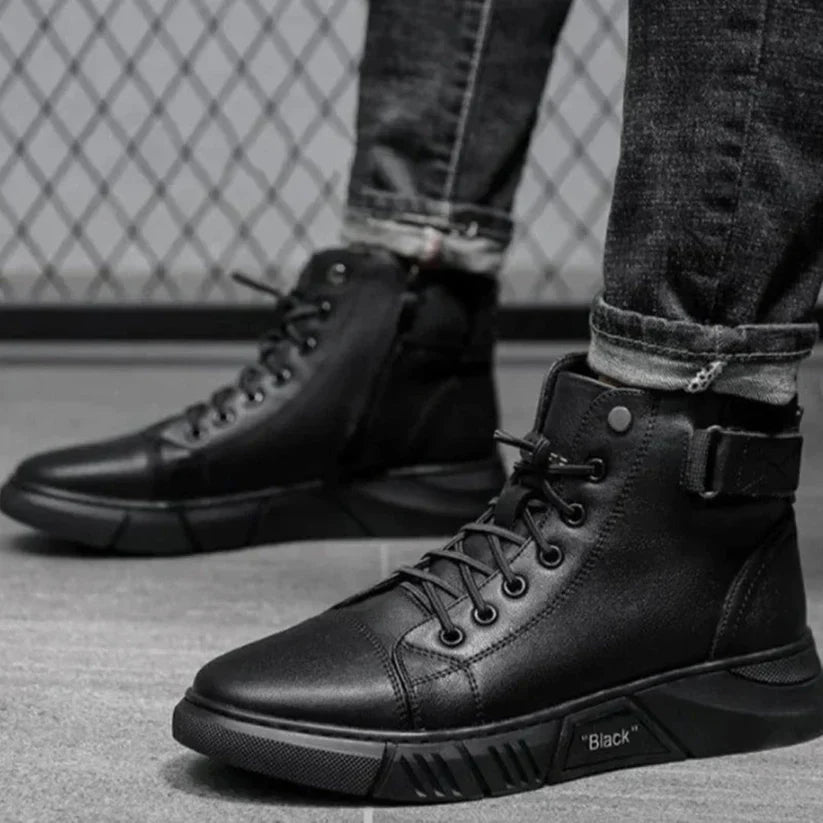 Drune | schwarze warme Stiefel