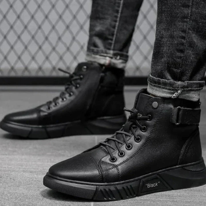 Drune | schwarze warme Stiefel