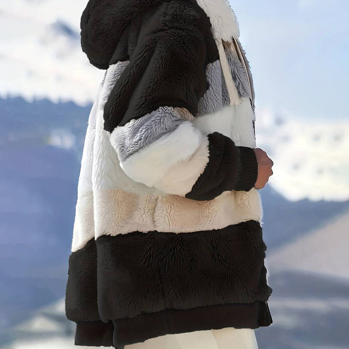 Drune | Winterfleecejacke mit Kapuze für Frauen