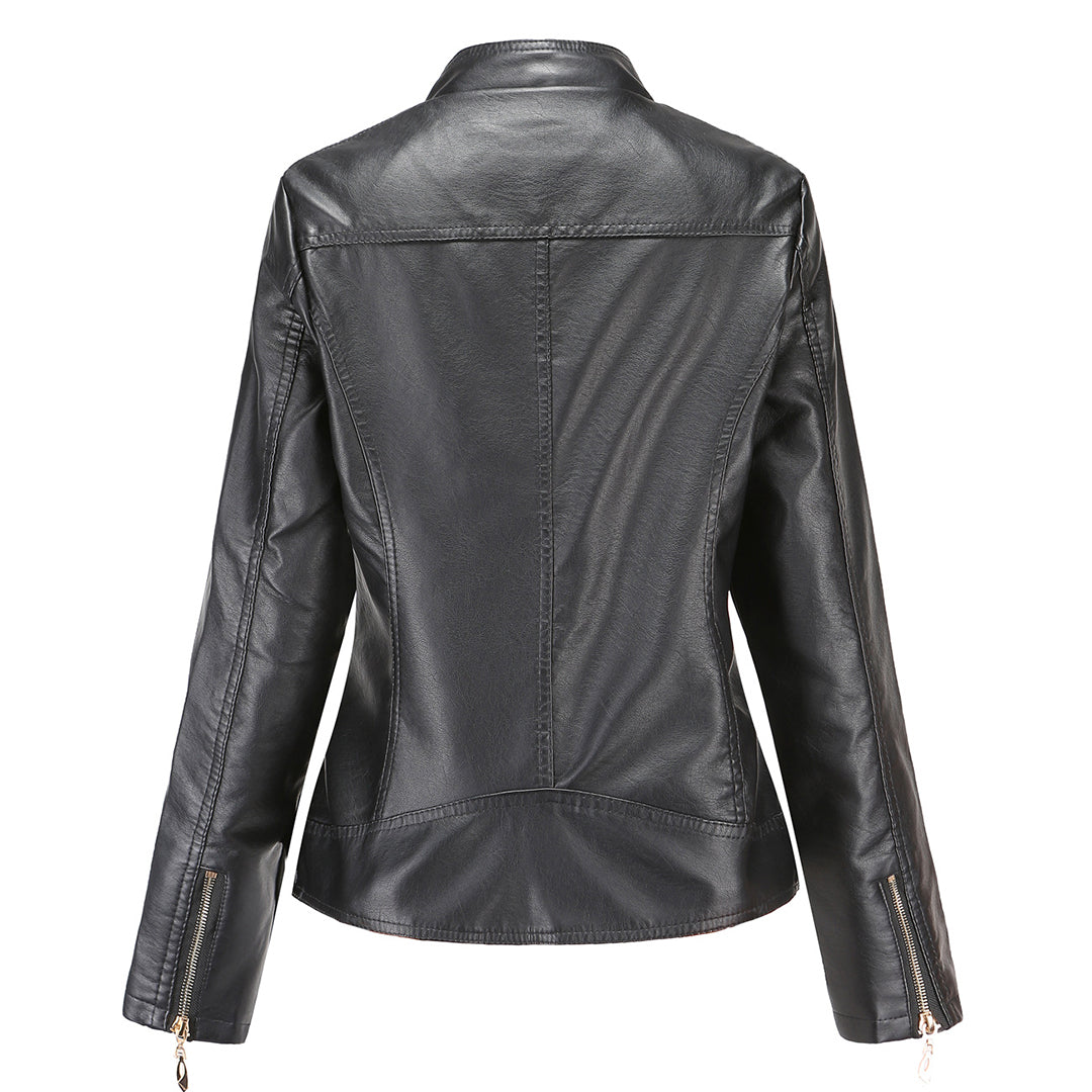 Drune | Stilvolle Leder Damenjacke aus echtem Leder
