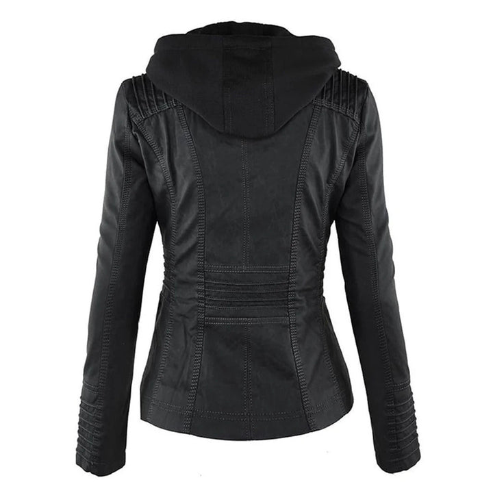 Drune | Schicke khakifarbene Jacke mit Kapuze, Komfort und urbaner Eleganz