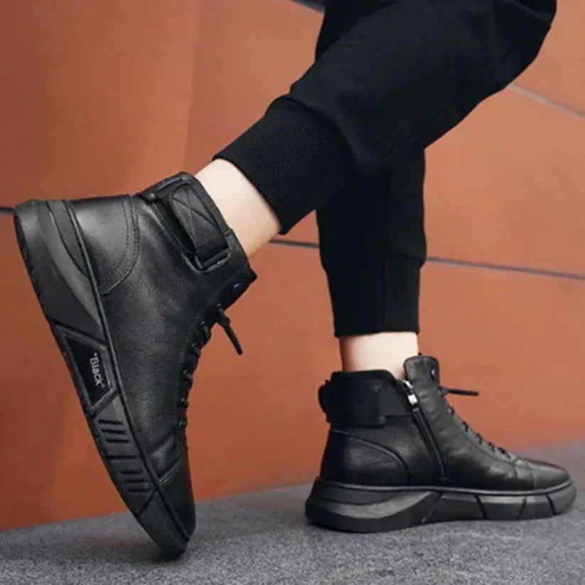 Drune | schwarze warme Stiefel
