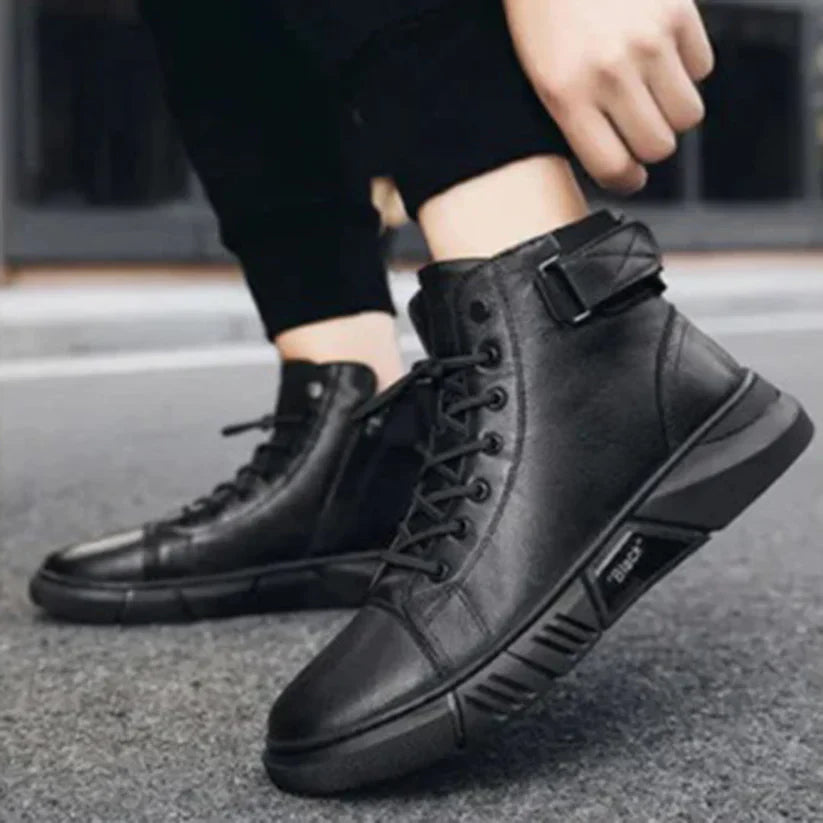 Drune | schwarze warme Stiefel