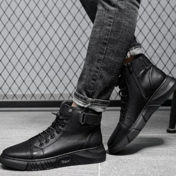 Drune | schwarze warme Stiefel