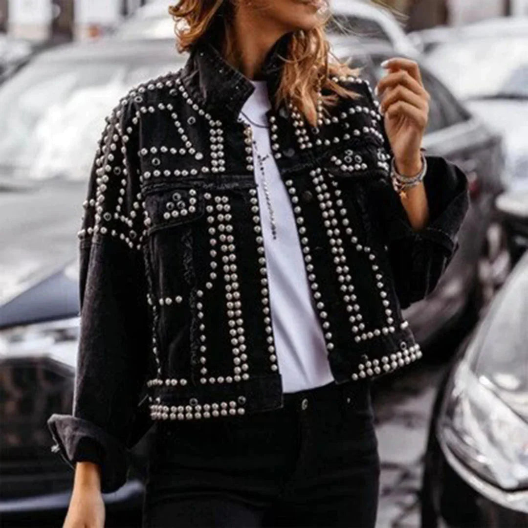 Drune | Modische Jacke mit Nieten
