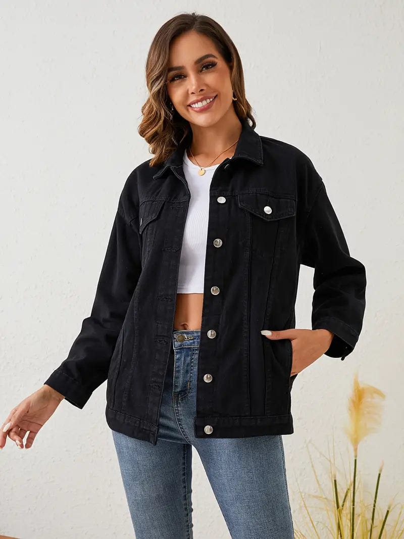 Drune | Jacke Casual Denim Perfekt für Lässige Tage