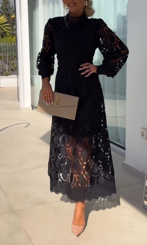 Spitze Freizeitkleid