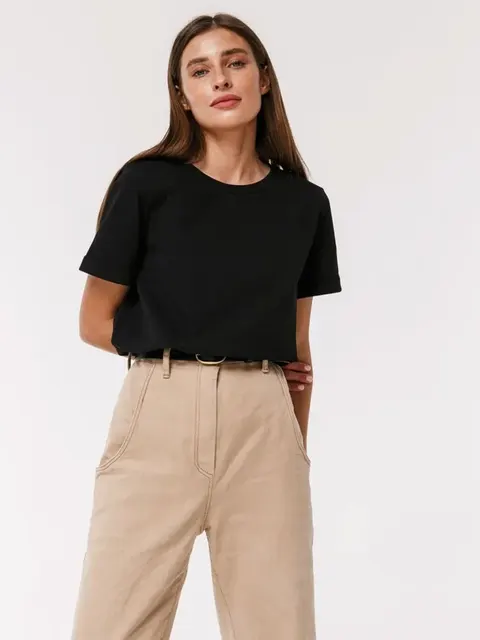 Drune | Damen-T-Shirt Aus 100% Baumwolle