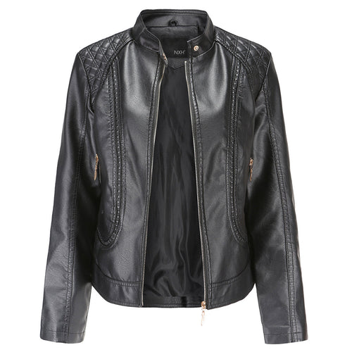 Drune | Stilvolle Leder Damenjacke aus echtem Leder