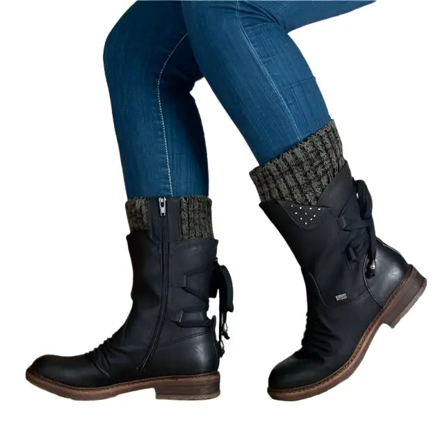 Drune | Niedrigabsatz-Winterstiefel für Frauen – Bequemes & Warmes Design