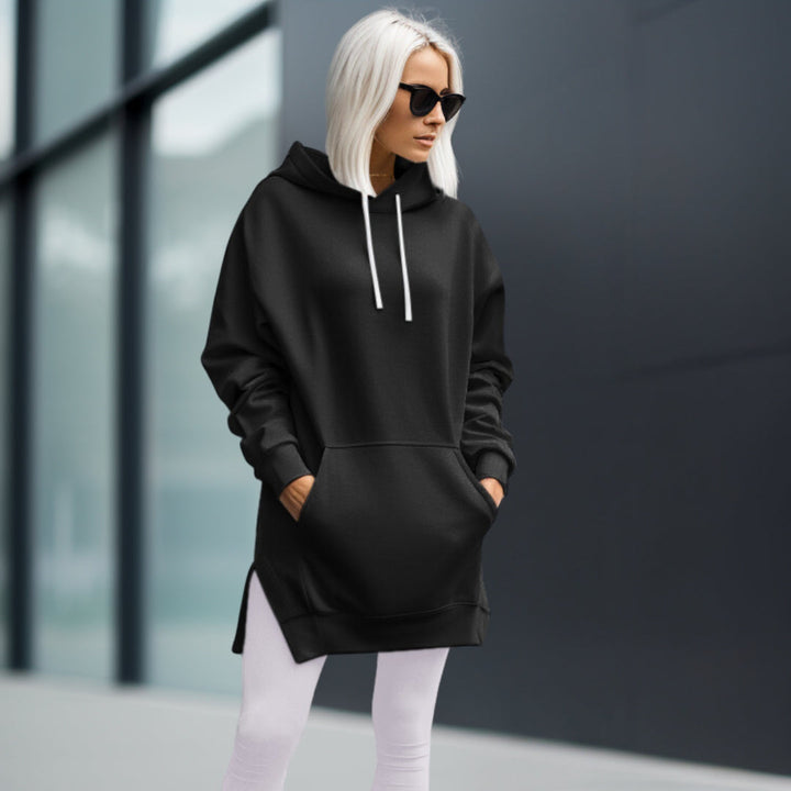 Drune | Bequemes Oversize-Kleid mit Kapuze für Damen