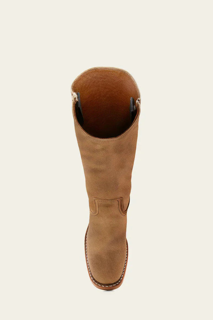 Drune | Klassische schwarze Leder-Damenstiefel – Stilvolle Slim-Fit-Schuhe mit bequemer Sohle für den täglichen Gebrauch