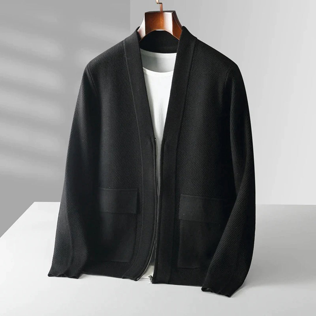 Drune | Herren Strickjacke Aus Wolle