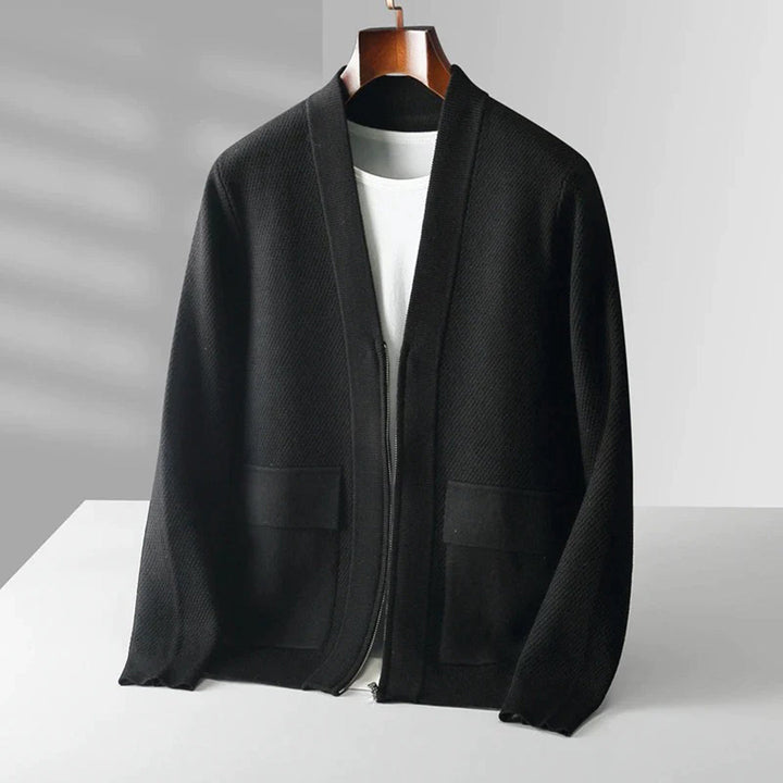 Drune | Herren Strickjacke Aus Wolle