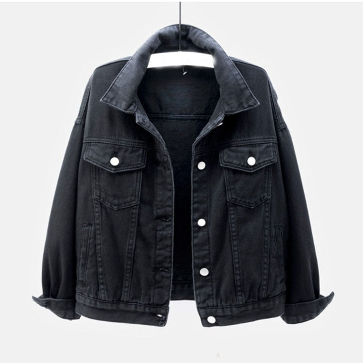 Drune | Lässige Denimjacke Baumwolle Klassisch und Zeitlos
