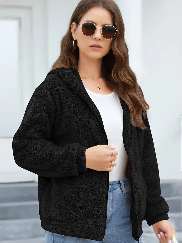 Drune | Fleece-Winterjacke für Damen mit Kapuze