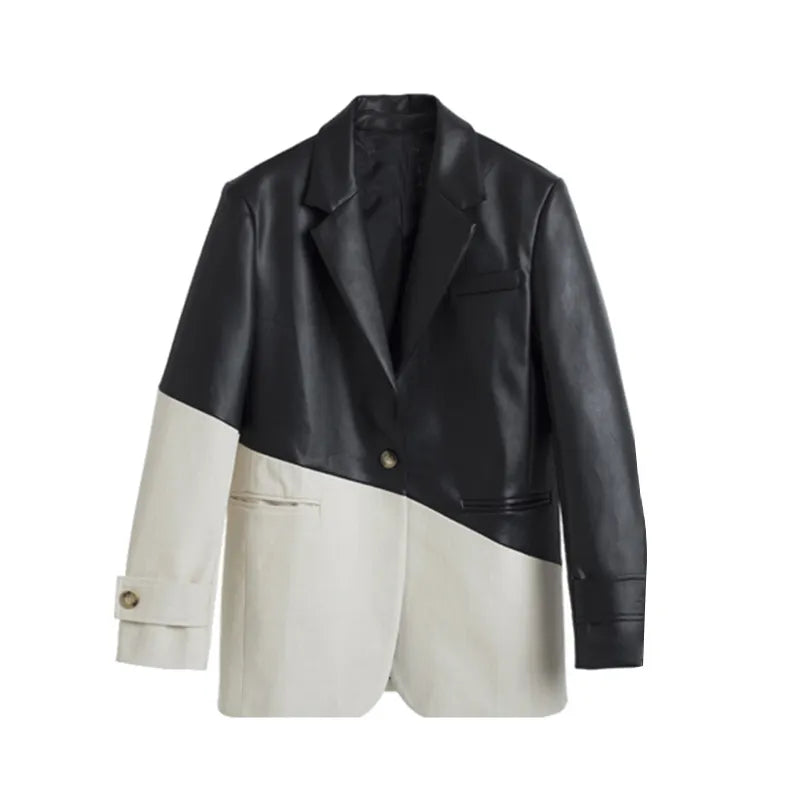Drune | PU-Lederjacke Elegant & funktional
