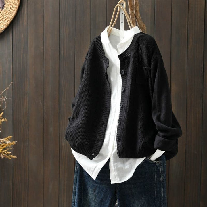 Drune | Cardigan - Strick - Knopfverschluss - Oversized Fit - Weich und Bequem
