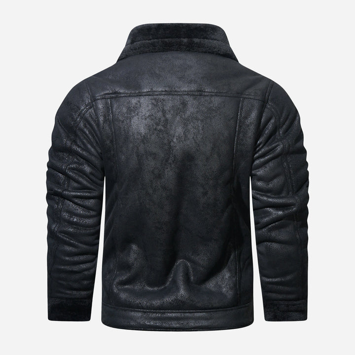 Drune | Leder Pilotenjacke mit Weicher Fütterung Marinus