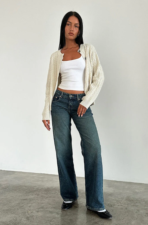 Drune | Low Rise Jeans