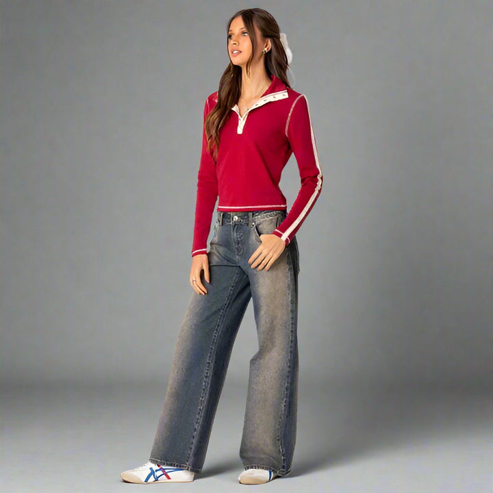 Drune | Low Rise Jeans
