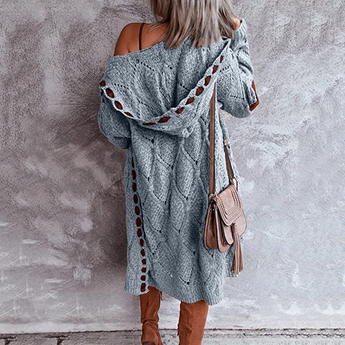 Drune | Stilvoller Damen Cardigan mit Verspielten Details und Langer Passform