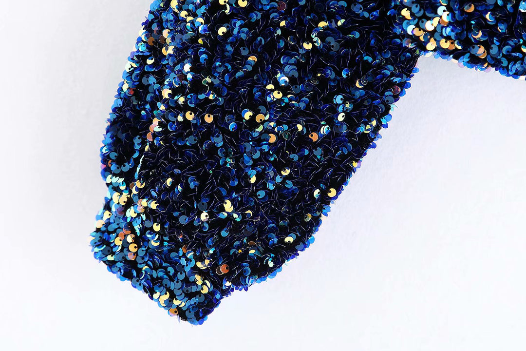 Drune | Glitzerndes Top mit einem Schulterträger