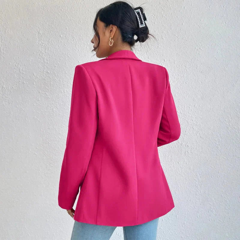 Drune | Offene Vorderseite Lang Blazerjacke Damenbekleidung
