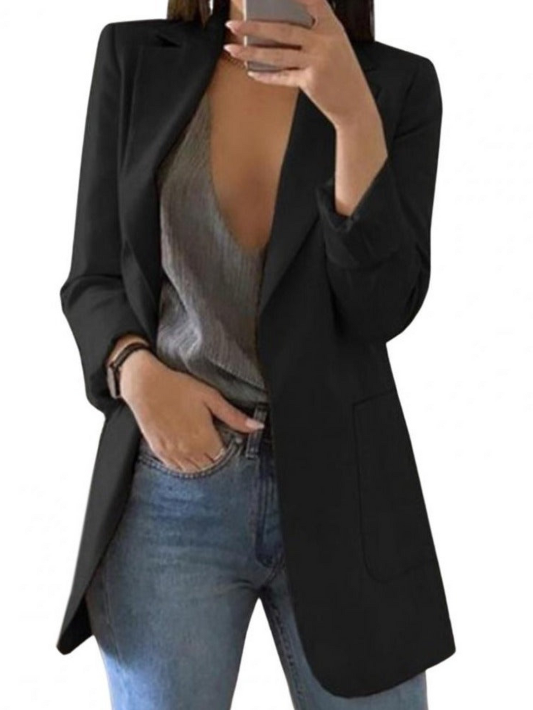 Drune | Blazer für Frauen, Taillierte Passform, - Lange Ärmel