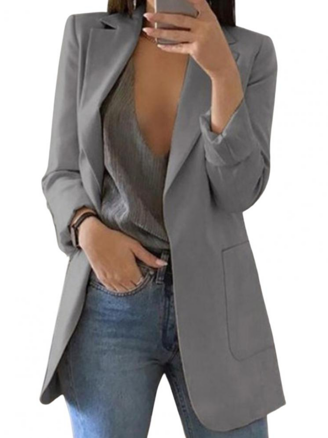 Drune | Blazer für Frauen, Taillierte Passform, - Lange Ärmel