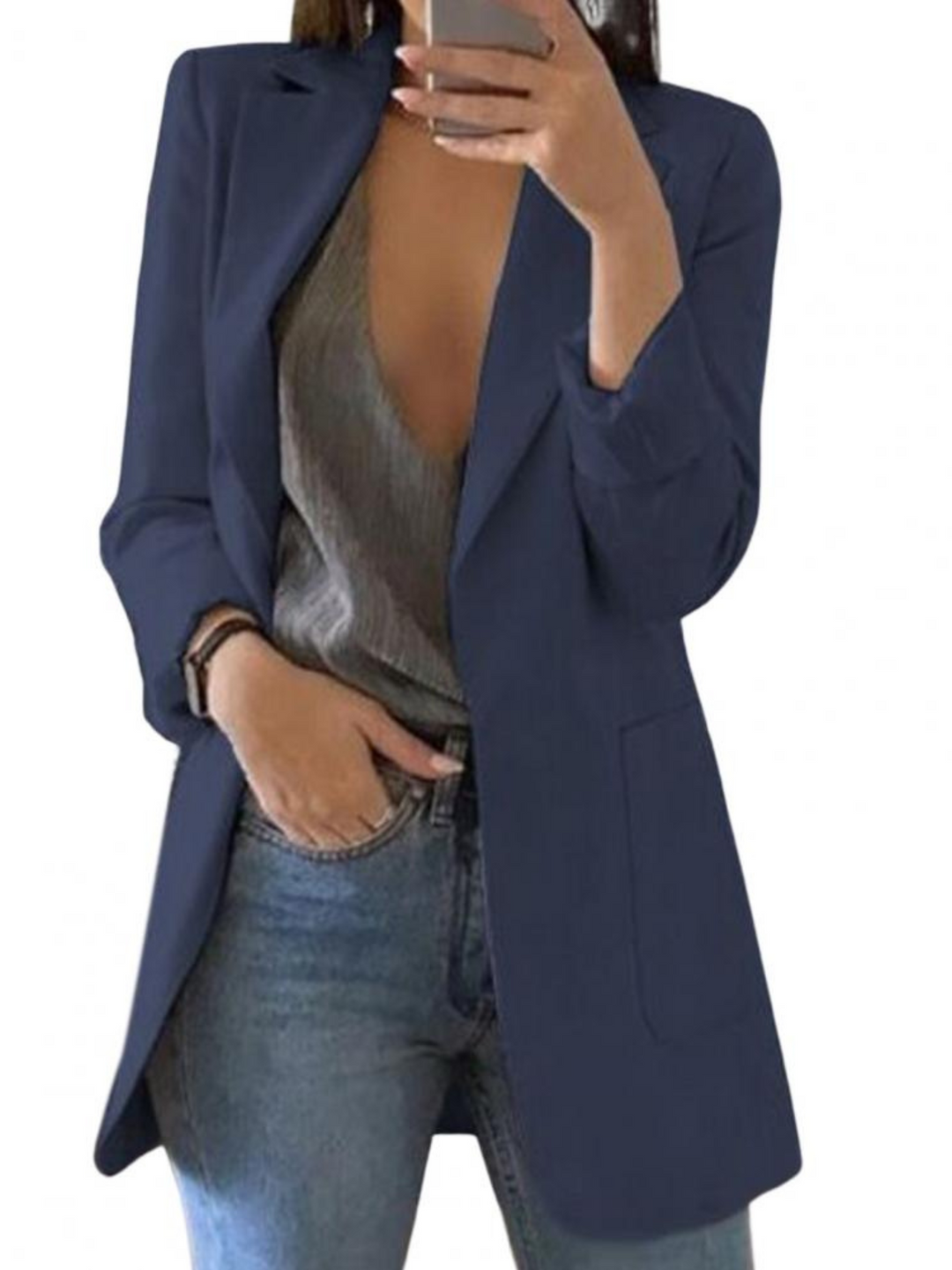 Drune | Blazer für Frauen, Taillierte Passform, - Lange Ärmel